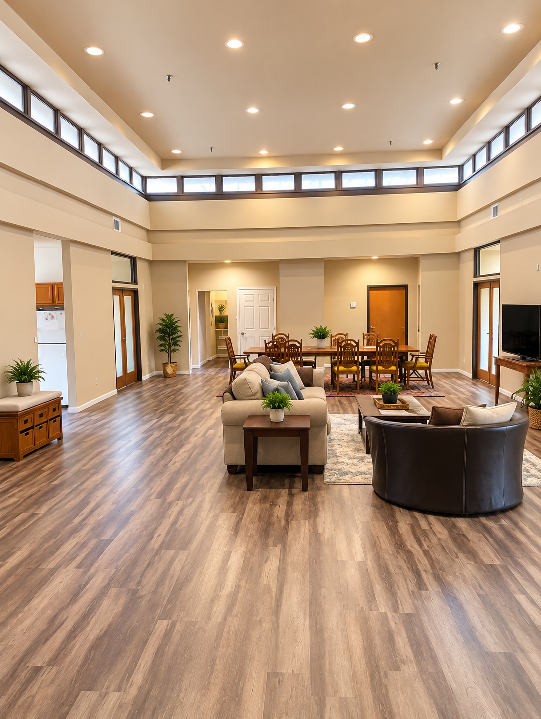 An open community space for gathering, relaxing and connecting.